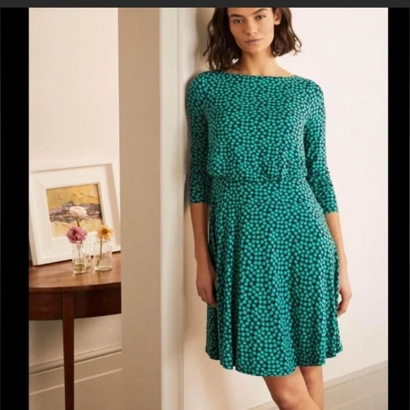 Boden | Dresses | Boden Green Blue Polka Dot Dress Long Sleeves Womens 2 | Poshmark Boden | Dresses | Boden Green Blue Polka Dot Dress Long Sleeves Womens 2 | Poshmark